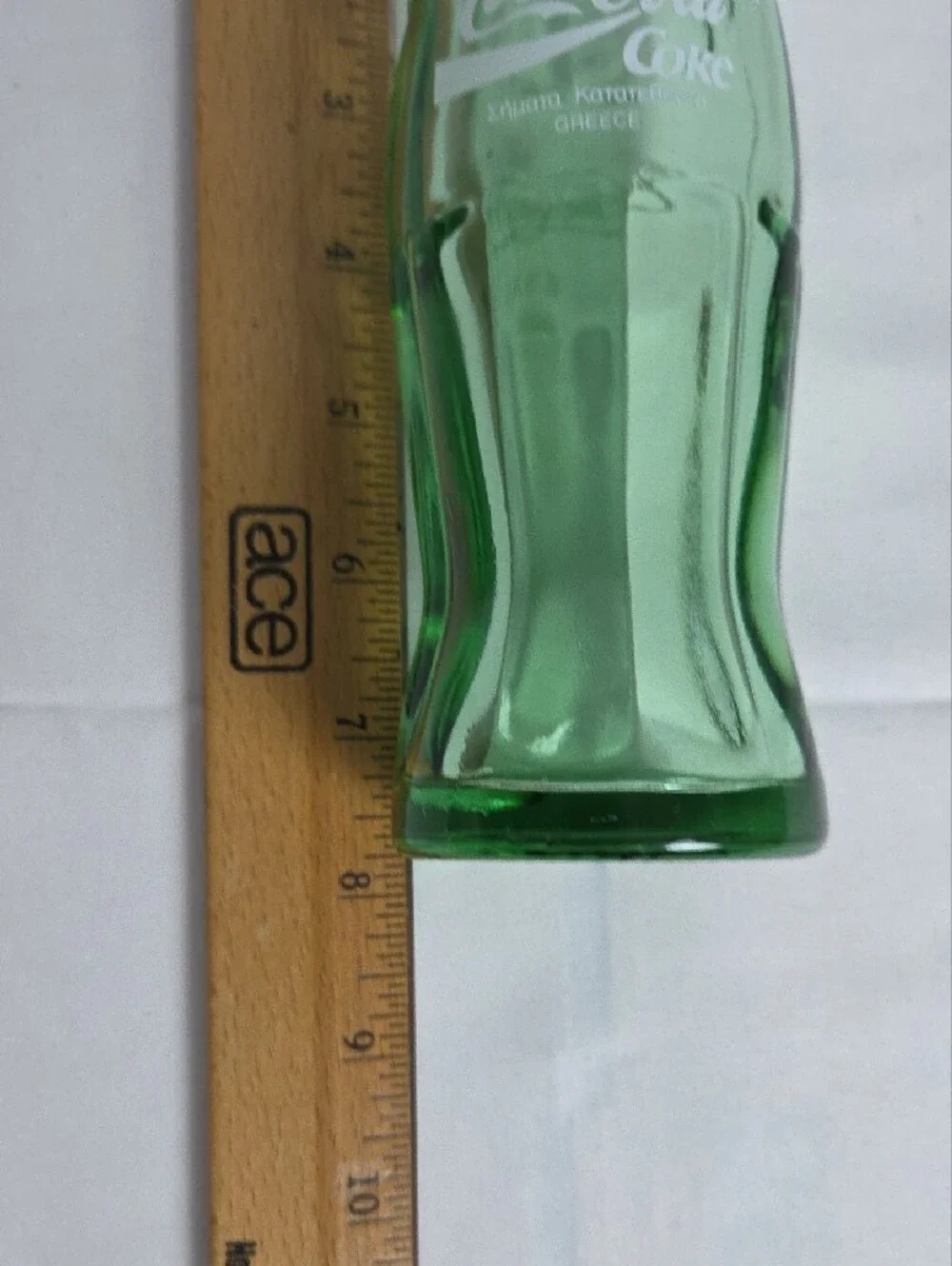 Coca Cola Green Glass Coke Bottle Vase Accent